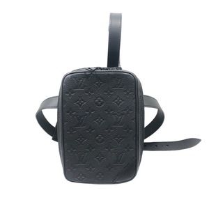 LOUIS VUITTON Utility Side Bag Noir Taurillon Shoulder Bag